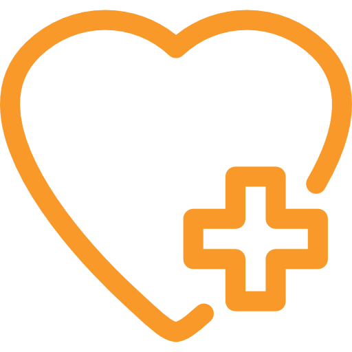 Icon of a heart linking to the find an NHS service section.