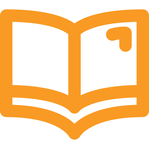 Icon of a library book linking to the Library section.