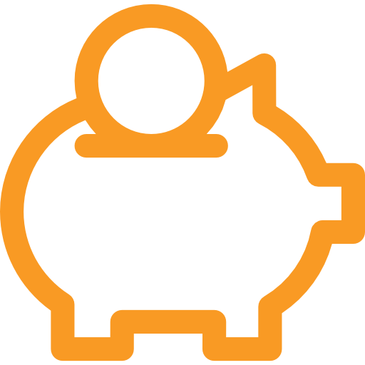 Icon of a piggy bank linking to the paying for your care section.